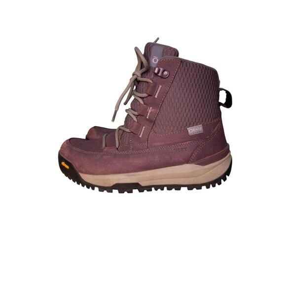 Oboz Women's Jourdain Mid Insulated Waterproof Hiking Boot Size 7 Pink Outdoor - Picture 1 of 5